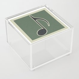 eighth note green Acrylic Box