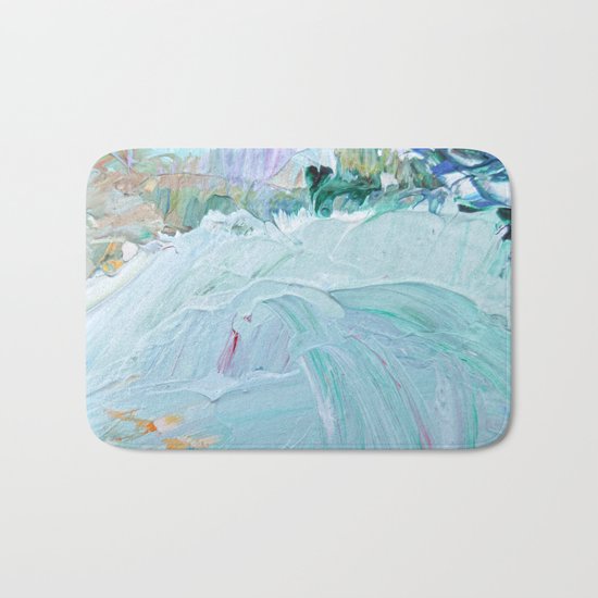 Ocean Waves Bath Mat