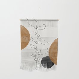 Abstract Plant Wall Hanging