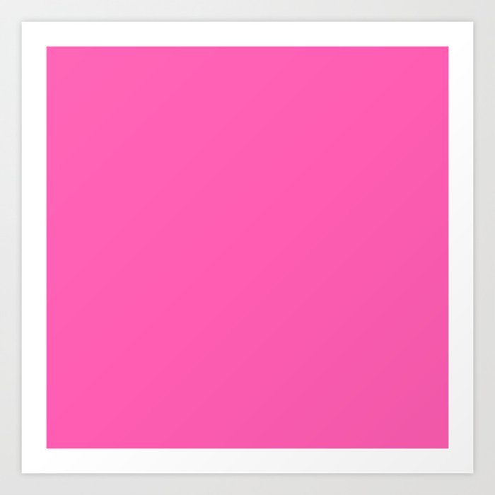 Pink Color Art Print