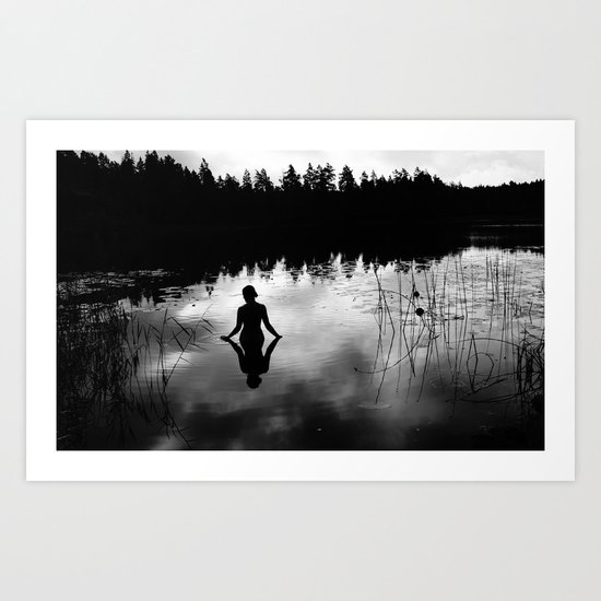 Reflecting Beauty v2 BoW Art Print