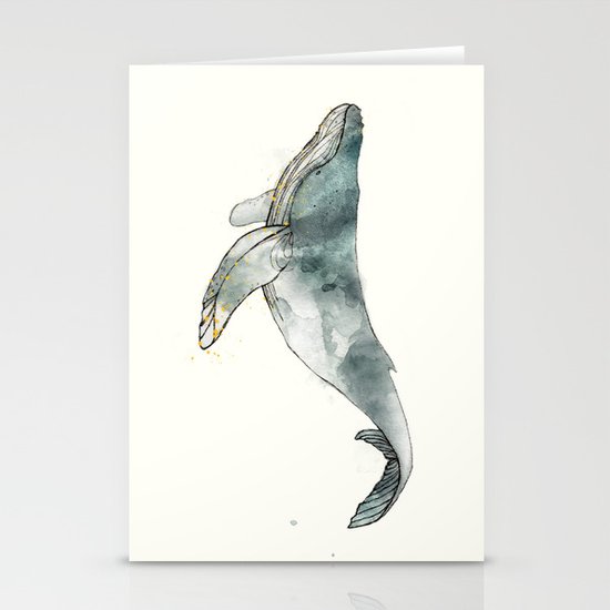Humpback Whale Stationery Cards