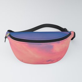 Pastel Sky Clouds Sunset Golden Hour Fanny Pack