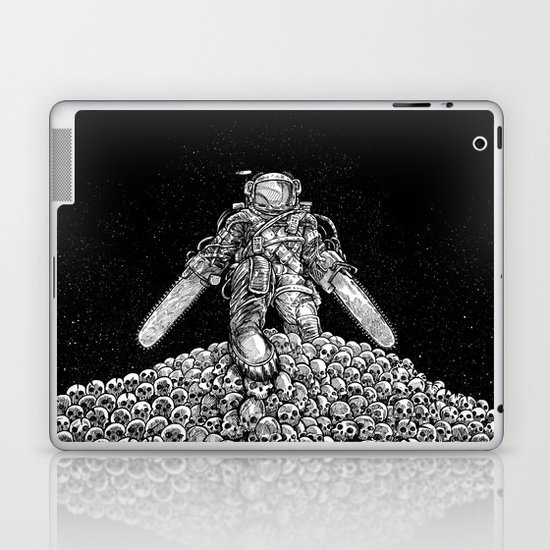 Texas Chainsaw Astronaut: New Moon Laptop & iPad Skin