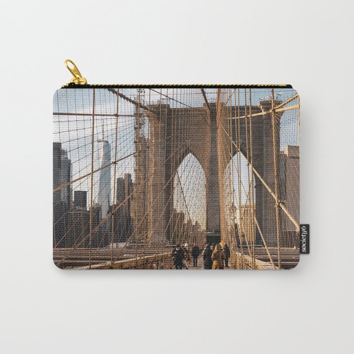 Brooklyn Bridge | Travel Photography in New York City | Winter in NYC Carry-All Pouch