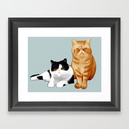 Pockets and Boots Framed Art Print