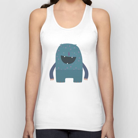 BLUE MONSTER Unisex Tank Top