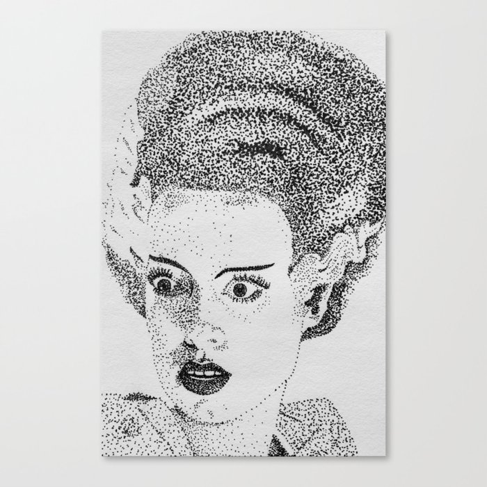 Bride of  Frankenstein  Canvas Print