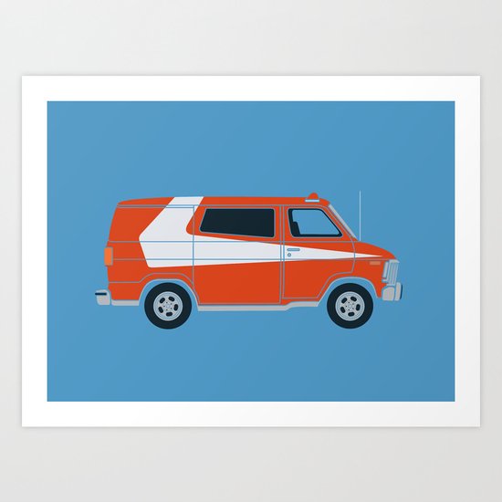 Gran Van Torino Art Print