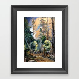 Emily Carr - Old Forest - Canada, Canadian Oil Painting - Group of Seven Framed Art Print