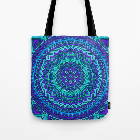 Hippie mandala 55 Tote Bag