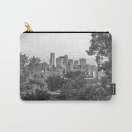 Minneapolis Skyline | Black and White Photography in Minnesota Carry-All Pouch