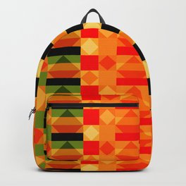 African Style Kente Cloth Backpack