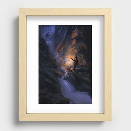 Searching Recessed Framed Print