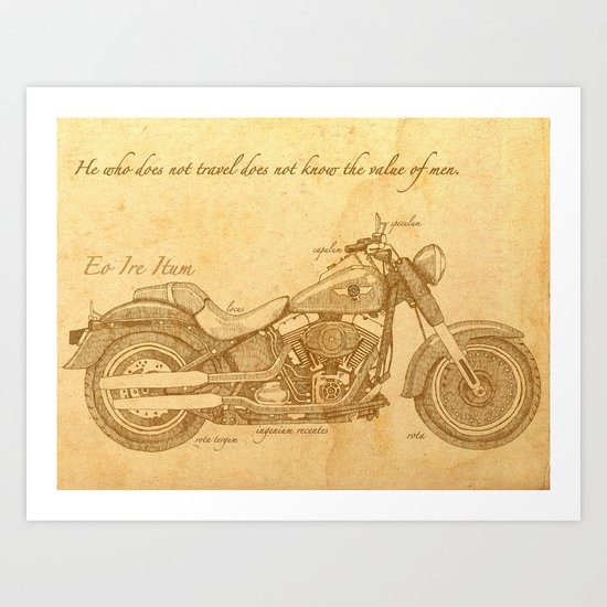 Travel Plan Art Print