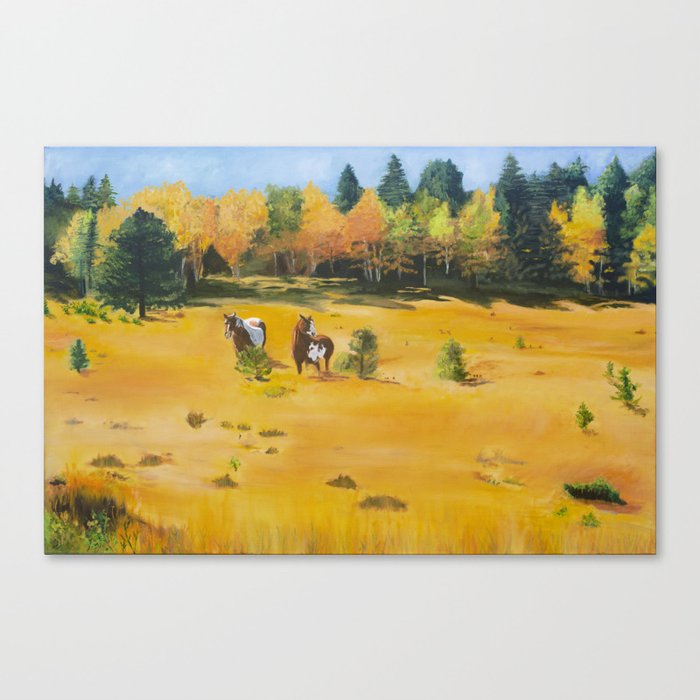 Golden Field Canvas Print