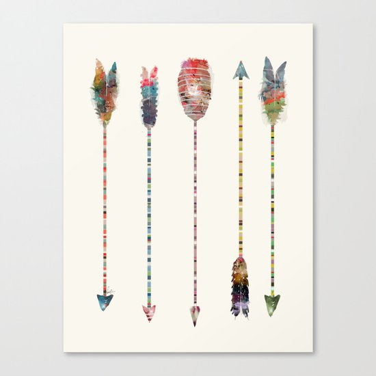 native earth arrows Canvas Print