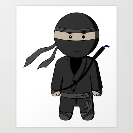 Ninja Art Print