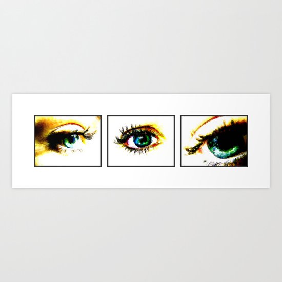 3 Eyes Art Print