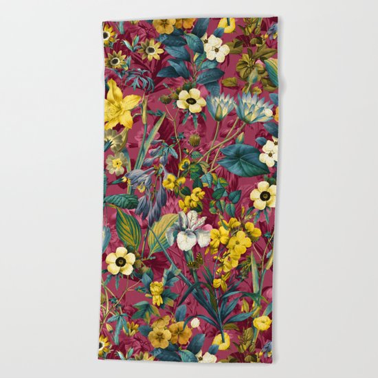 EXOTIC GARDEN VII Beach Towel