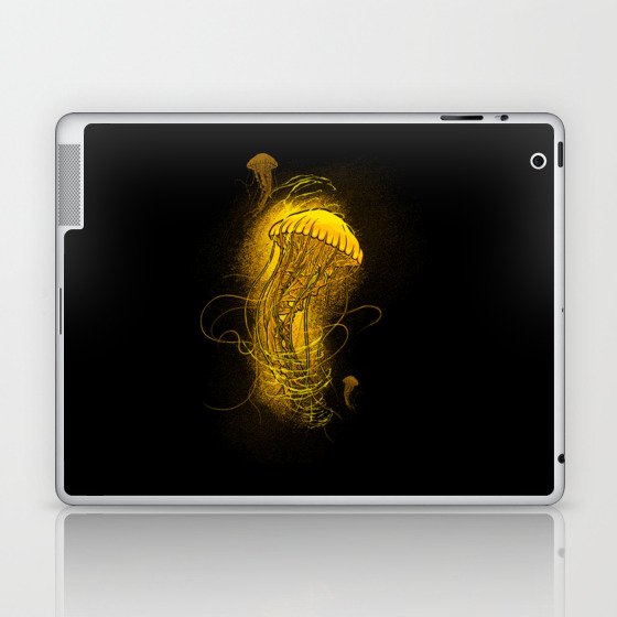 Cool Jellyfish Illustration Laptop & iPad Skin