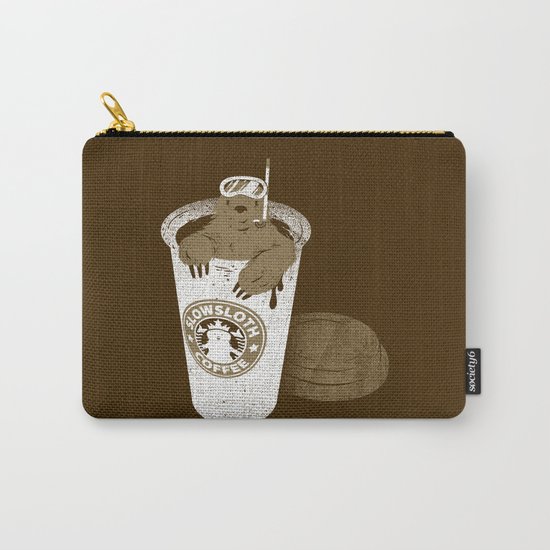 SlowSloth Coffee Dive Carry-All Pouch