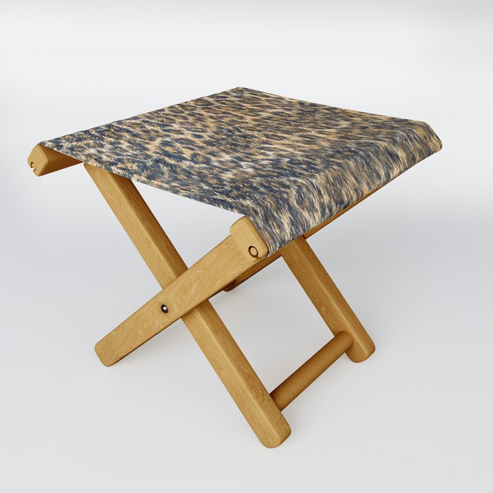 Cheetah print store stool