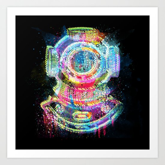 The Diver Art Print