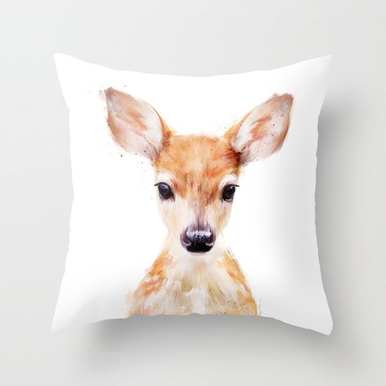 Little Deer Throw Pillow