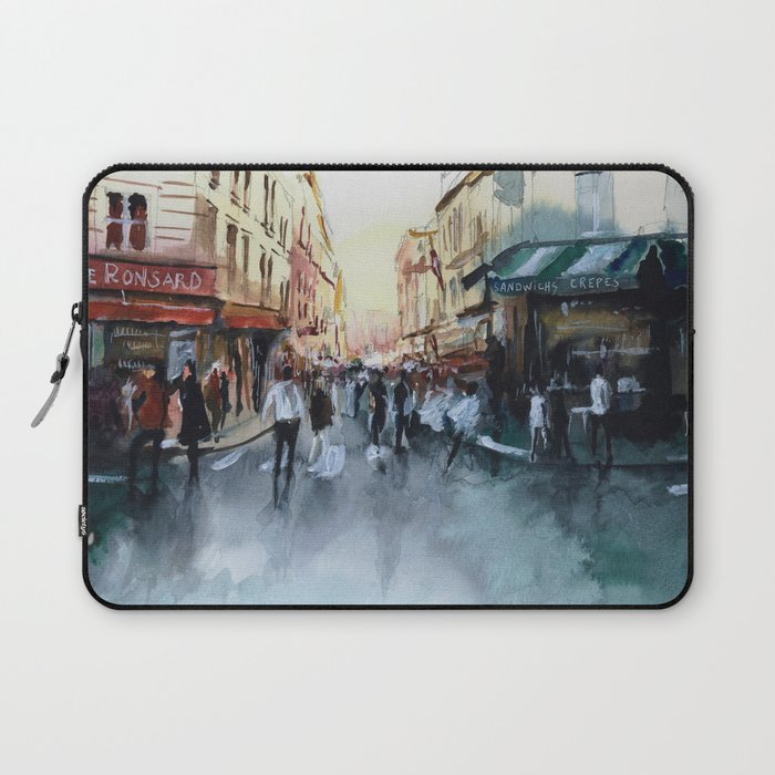 PARIS Street - Painting Laptop Sleeve