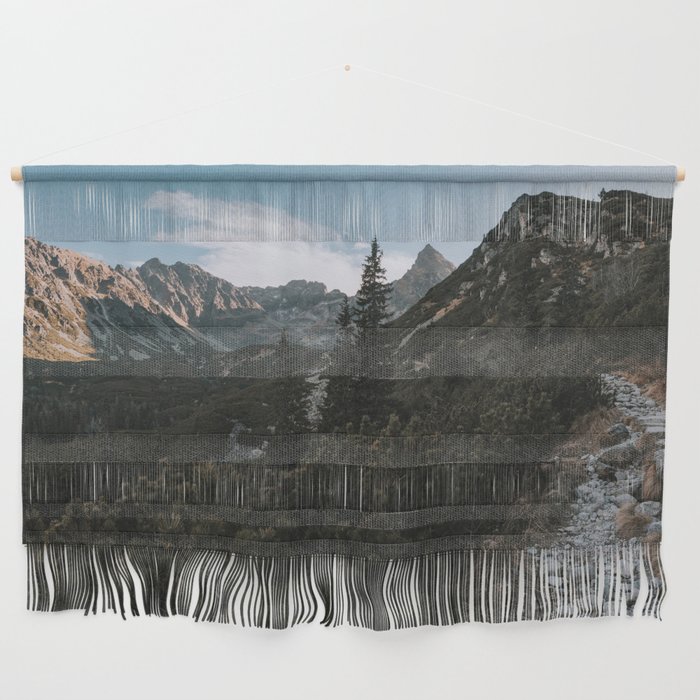 Into the mountains - Landscape and Nature Photography Wall Hanging