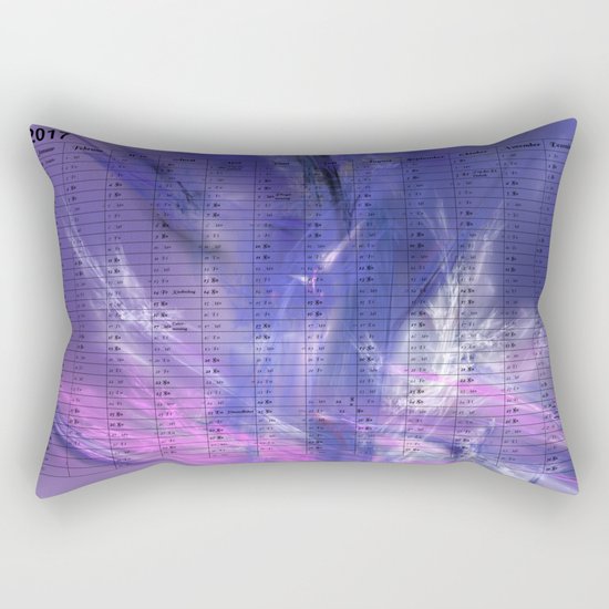 Kalender 2017 Ice Rectangular Pillow