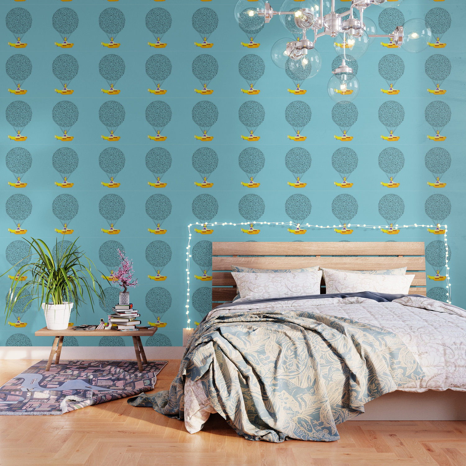 Musical Yellow Submarine Wallpaper By Bignosework Society6