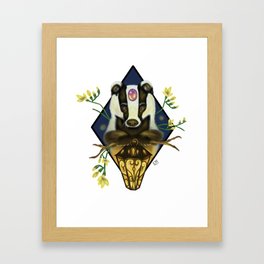 Badger Framed Art Print