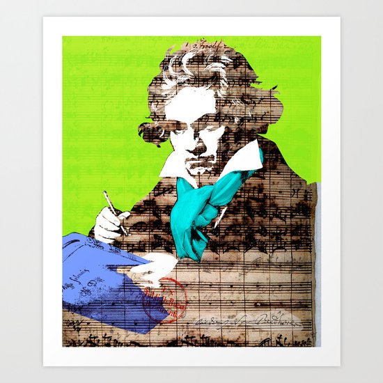 Ludwig van Beethoven 5 Art Print