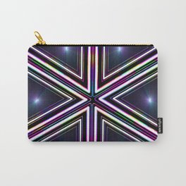 Dazzling 80s Hexagon  Carry-All Pouch