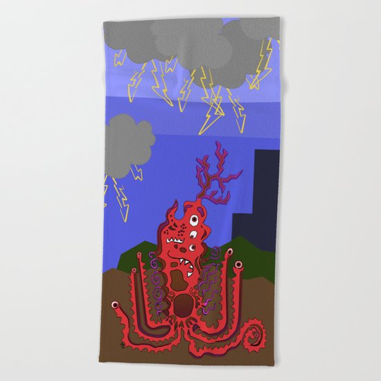 Bad Night Beach Towel