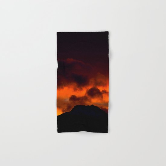 Fire Red Sunrise Hand & Bath Towel