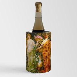 A Masque of Four Seasons by Walter Crane Wine Chiller