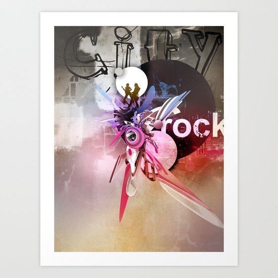 Rock City Art Print