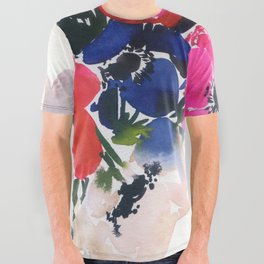 soft flowers N.o 3 All Over Graphic Tee