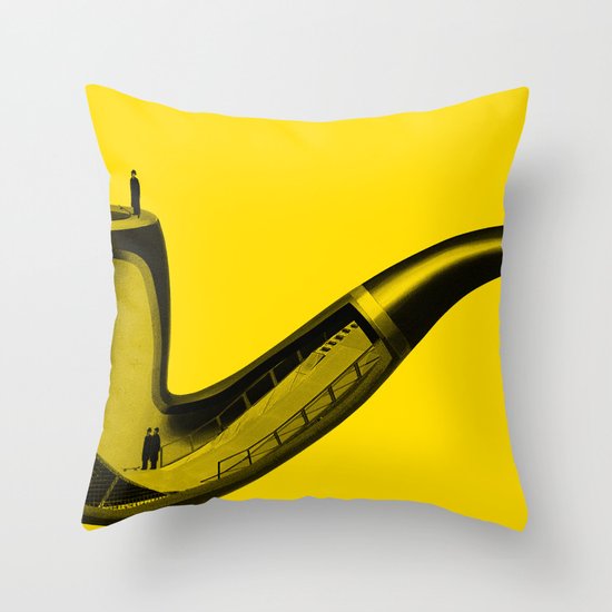 Half Pipe Throw Pillow