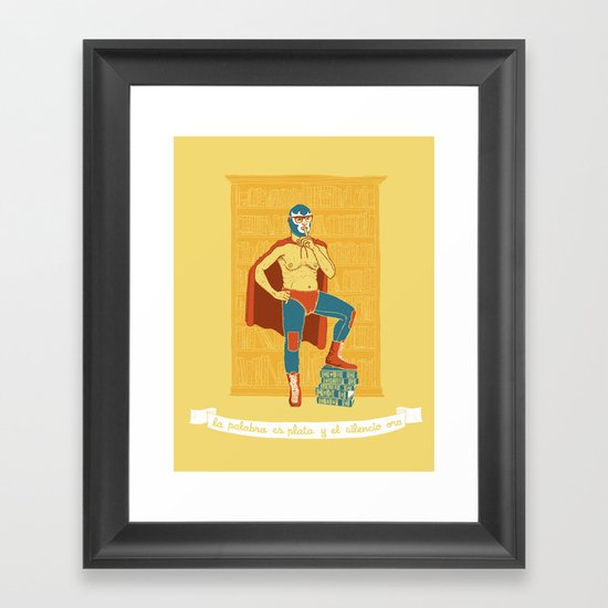 Lucha Library Framed Art Print