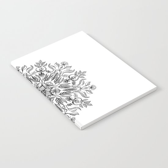 Thrive - Monochrome Mandala Notebook