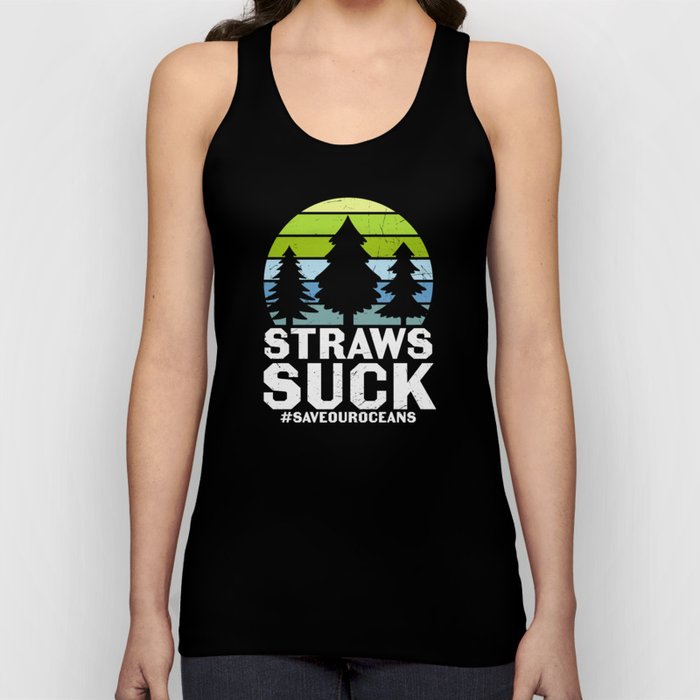 Sreaws Sucks #saveourocean Tank Top
