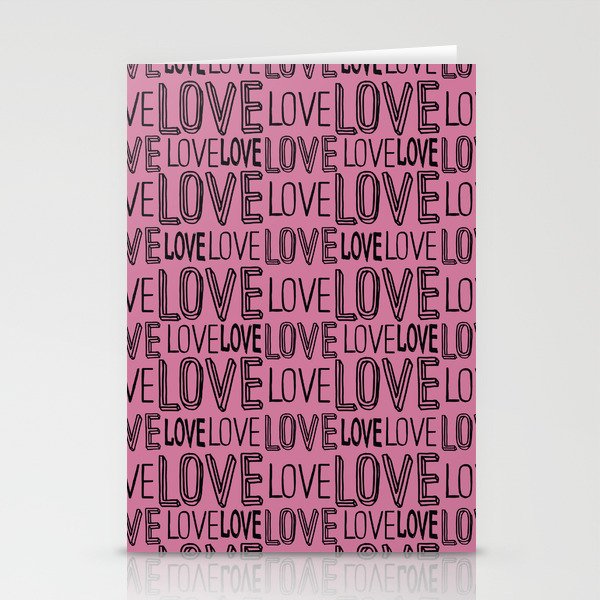 Love lettering Stationery Cards