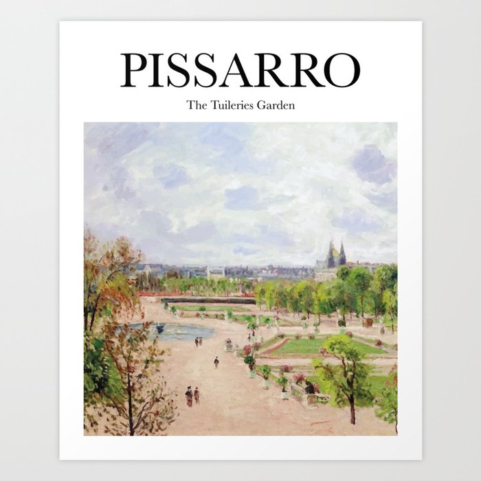 Pissarro - The Tuileries Garden Art Print