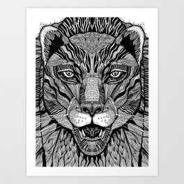black panther Art Print