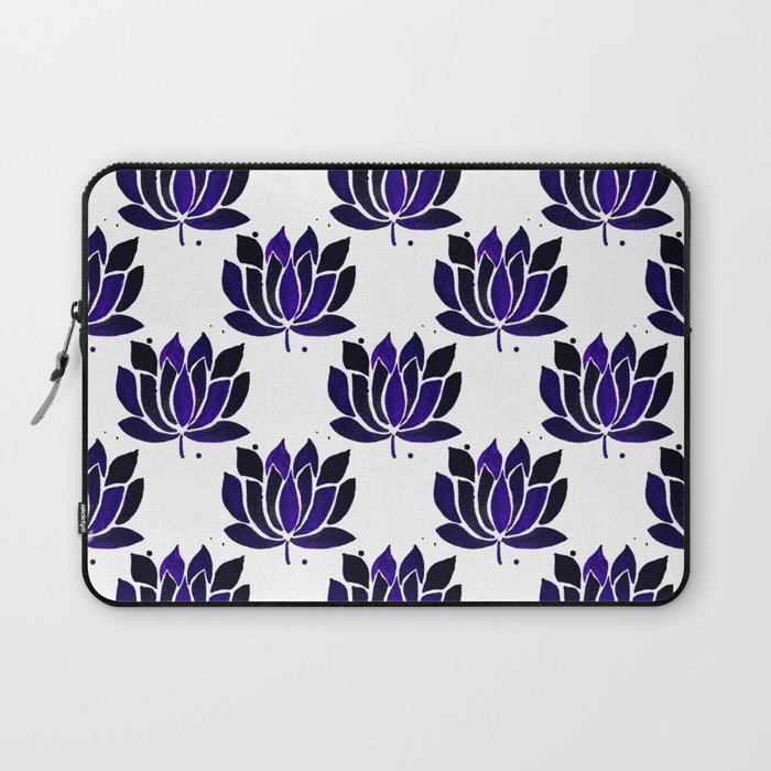 Purple Lotus Laptop Sleeve