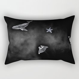 Galaxy Swim Rectangular Pillow